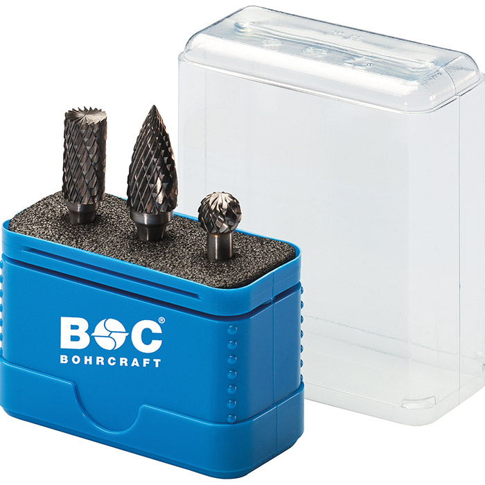 BC Stiftfrezenset HSS R3 vorm B/D/G, 3-delig