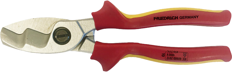 Friedrich Kabelschaar 1000V 2K geïsoleerd 210mm