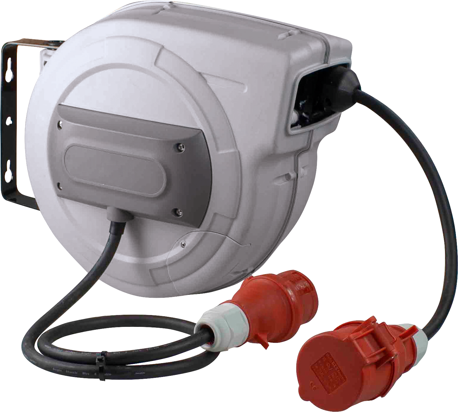 Schwabe CEE Veerkabelhaspel 400V/16A IP44 5-polig Neopreen H07RN-F 5x1,5 10m