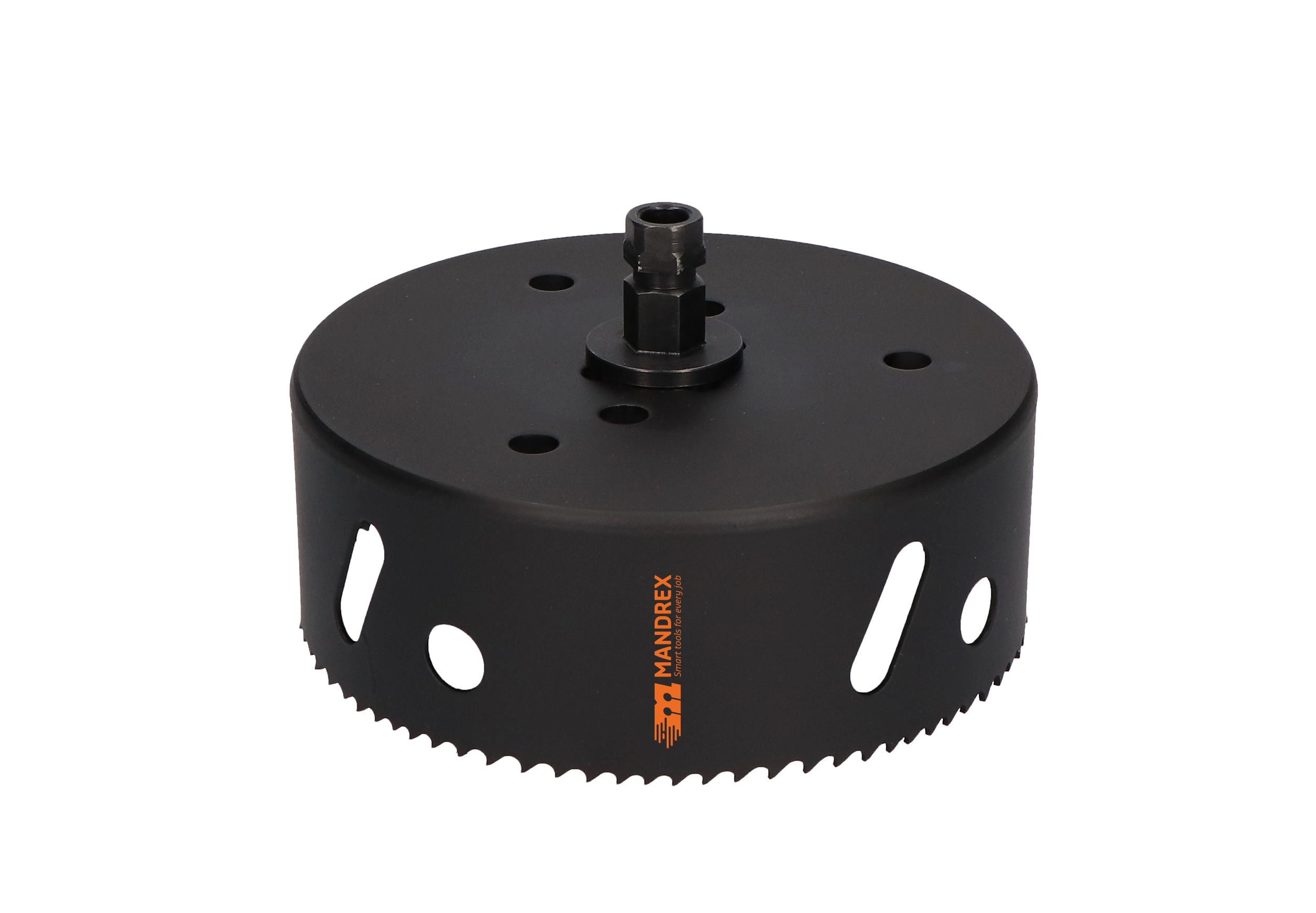 Mandrex Bi-metaal EasyXcut Gatzaag M3 45mm met adapter MHB3Q0127B Ø127mm