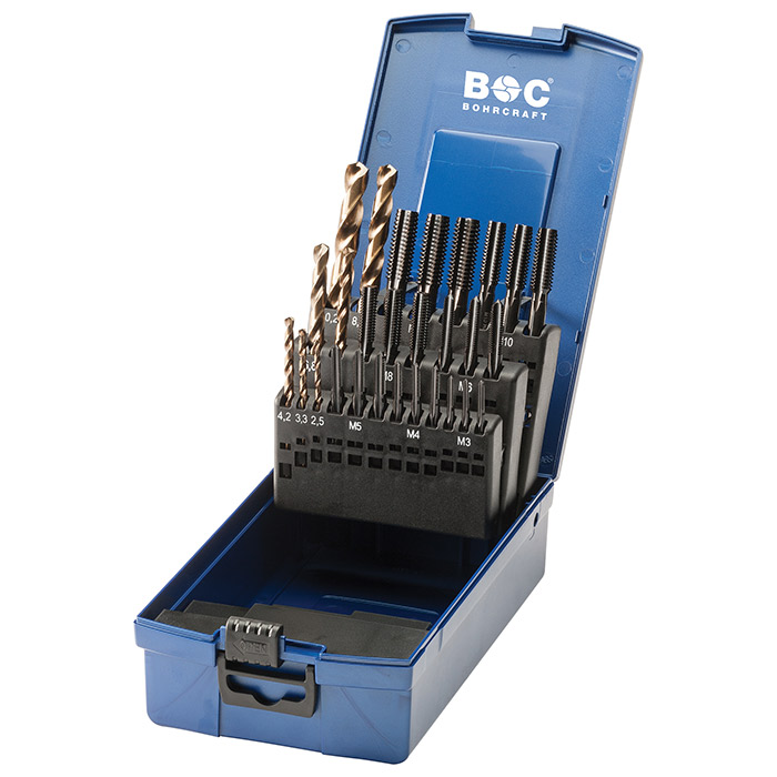 BC PP Handtappenset GKE12-K DIN 352 HSS-E Co 5% VAP M3-M12, 28-delig