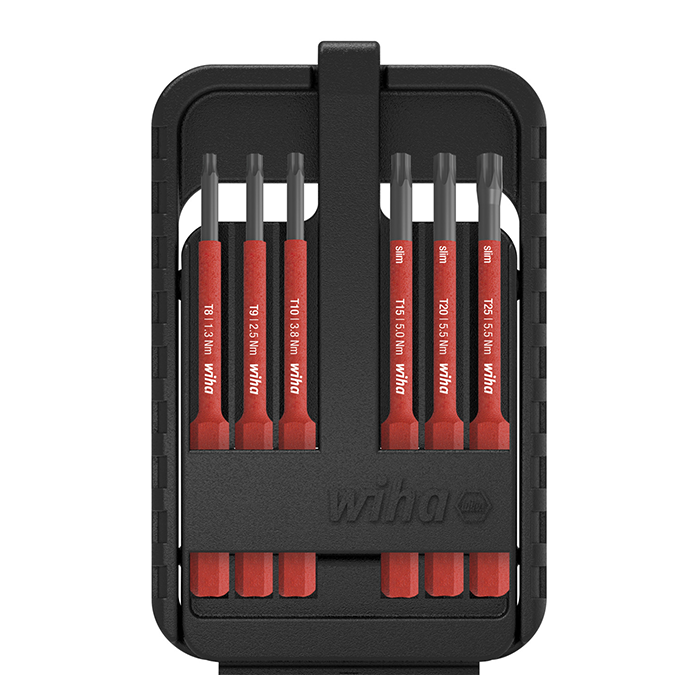 WIHA SlimBitset Electric Box 2831 TORX, 7-delig in blister