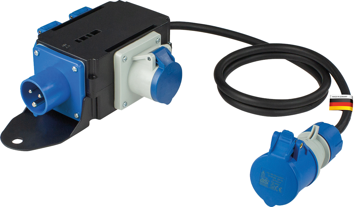 Schwabe Camping CEE Powerlight Stroomverdeler H07RN-F 3G2,5 IP44 1,5m