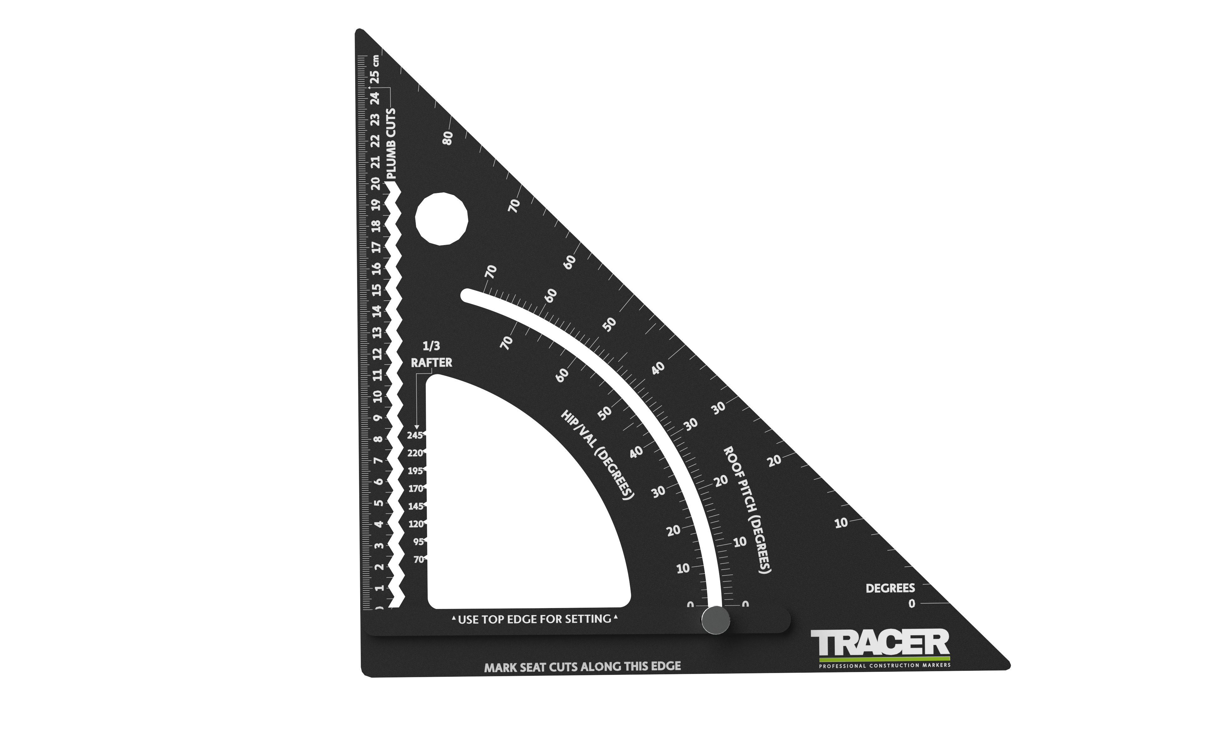 TRACER Instelbare Timmermanswinkelhaak APS12  305mm