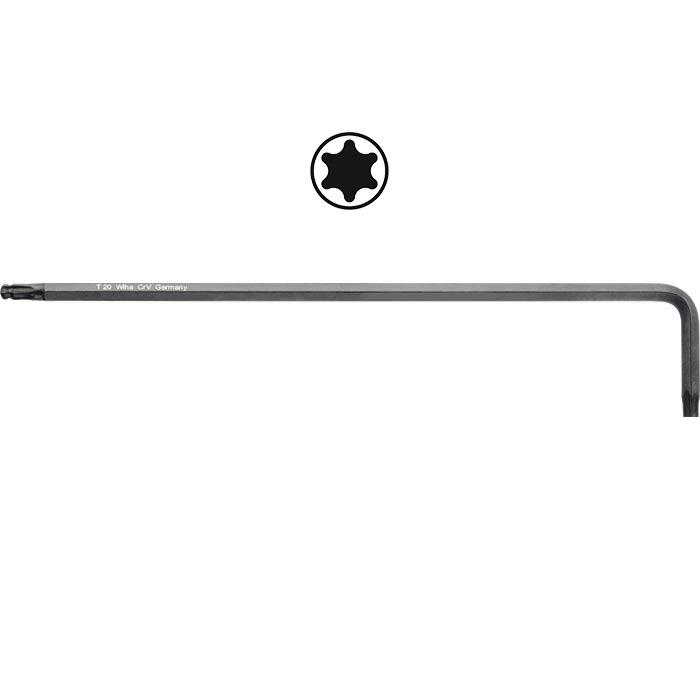 WIHA TORXsleutel Kogelkop 366BE gezwart T27