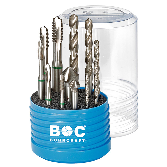 BC PP Combiset Tap/Boren RG12 Groenring, 12-delig