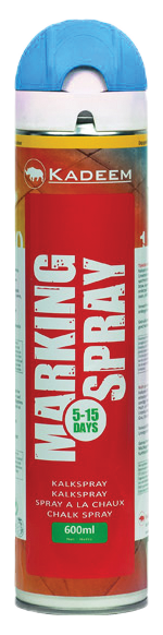 Kadeem Markeerspray Tijdelijk 600ml Blauw