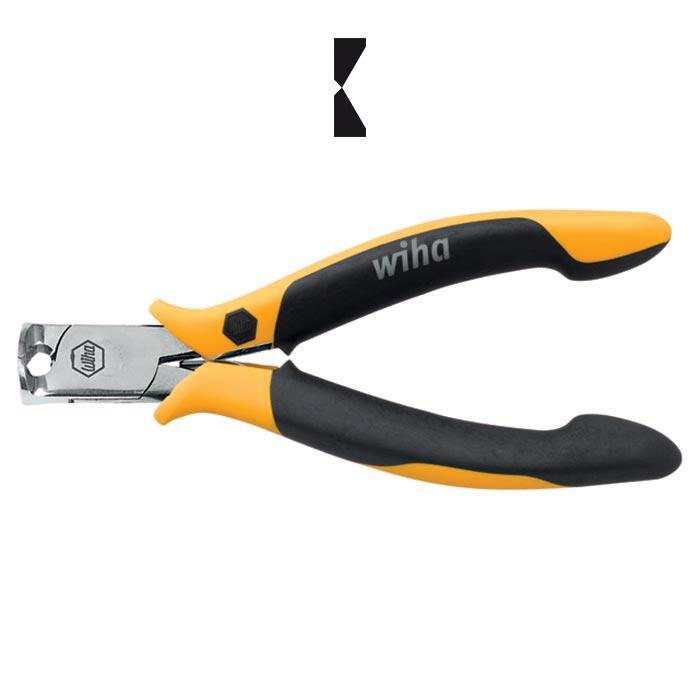 WIHA Kopkniptang Professional ESD Z47204. Brede kop en klein facet 115mm