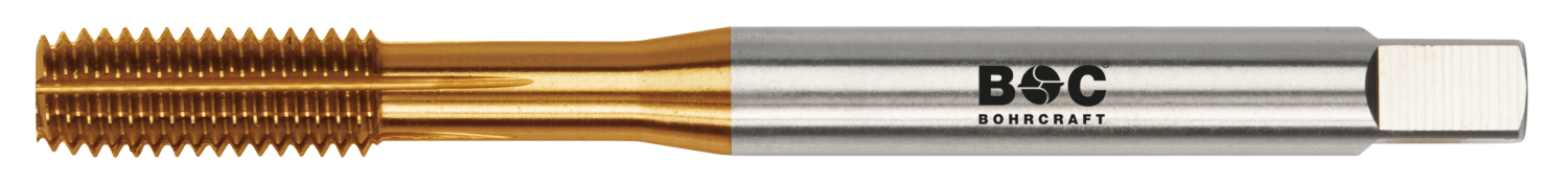 BC PP Roltap met smeergroeven DIN 371 D TiN HSS-E Co 5% Co 5% M4 in BC-SplitPack