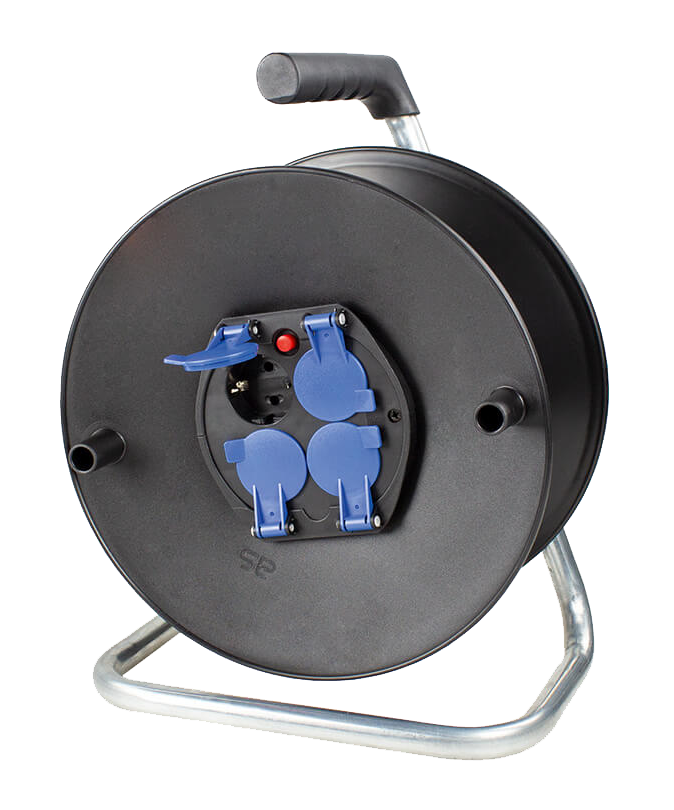 Schwabe Kabelhaspel Leeg 230V/16A IP20 Ø230mm tbv 25m kabel