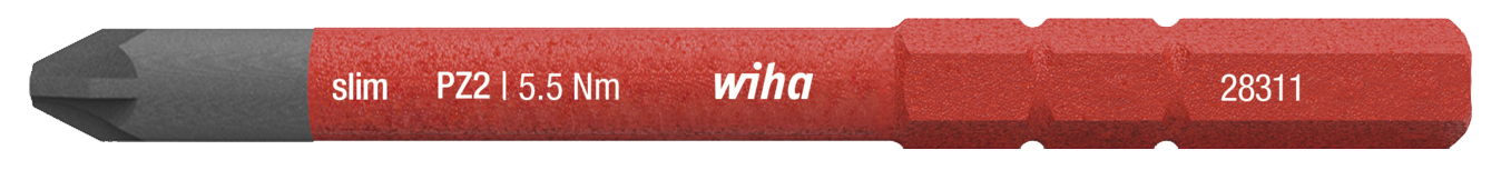 WIHA SlimBit Electric Kruiskop 2831-12 PZ2 5.5 Nm