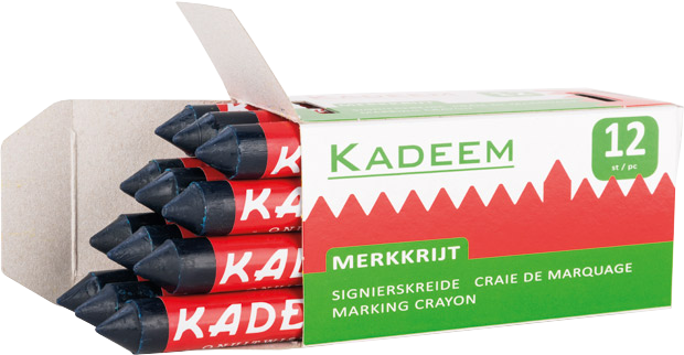Kadeem Merkkrijt Blauw (ds. 12st)