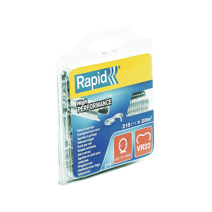 Rapid Hekwerkring VR22 Gegalvaniseerd in blister (215 stuks)