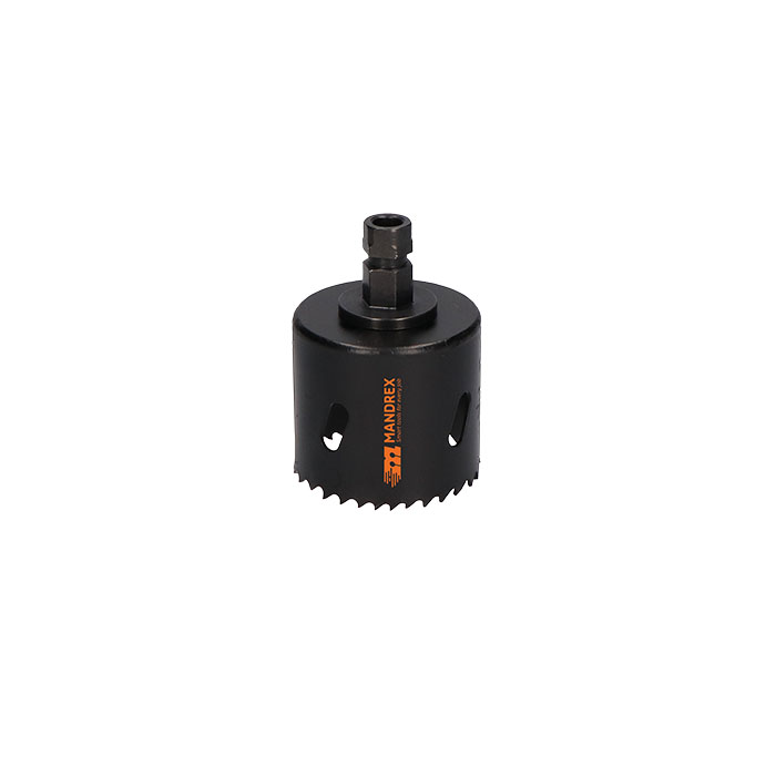 Mandrex Bi-metaal EasyXcut Gatzaag M3 45mm met adapter MHB3Q0052B Ø52mm