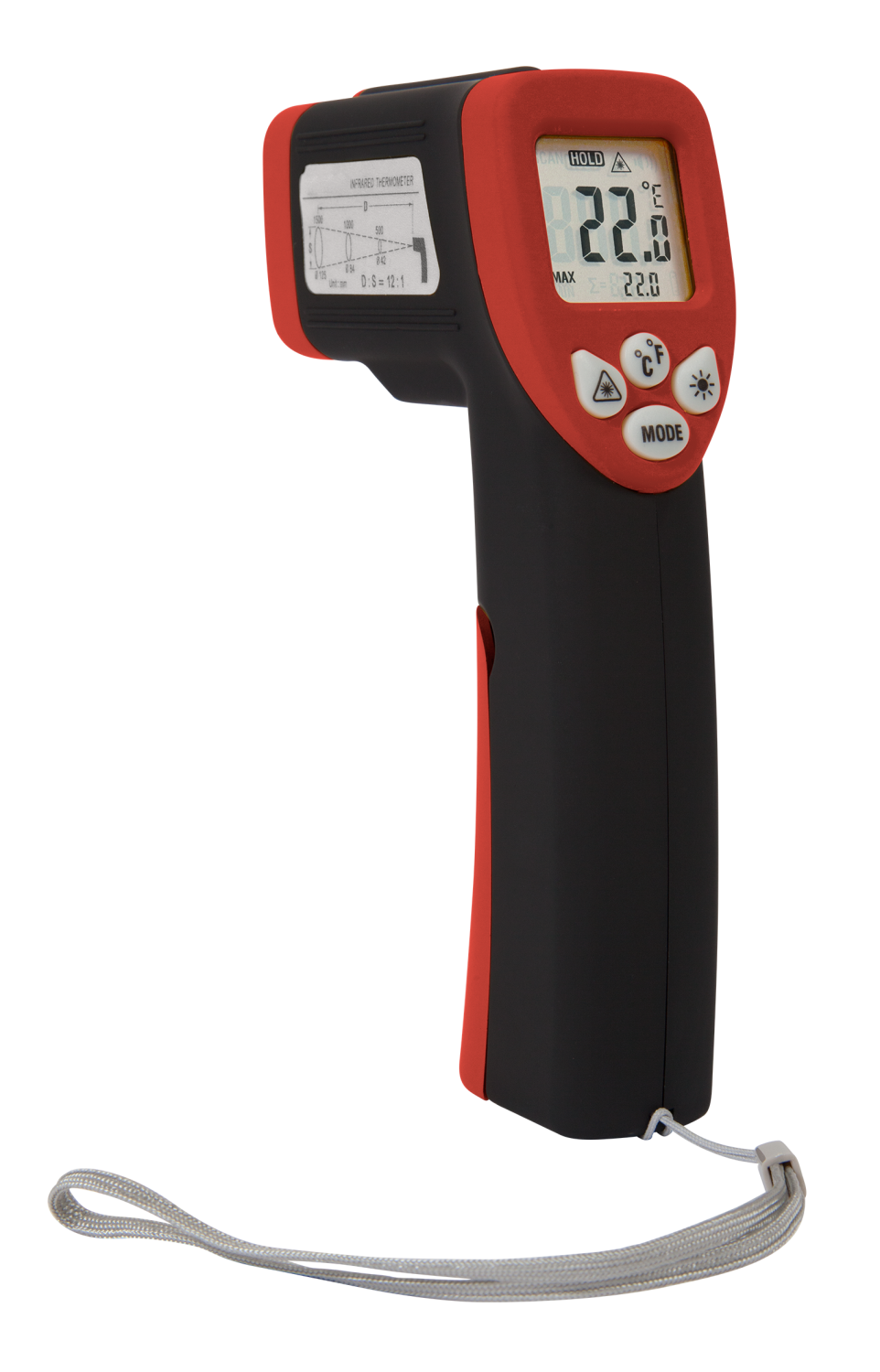 Testboy TV 323 Infrarood-Laser Thermometer