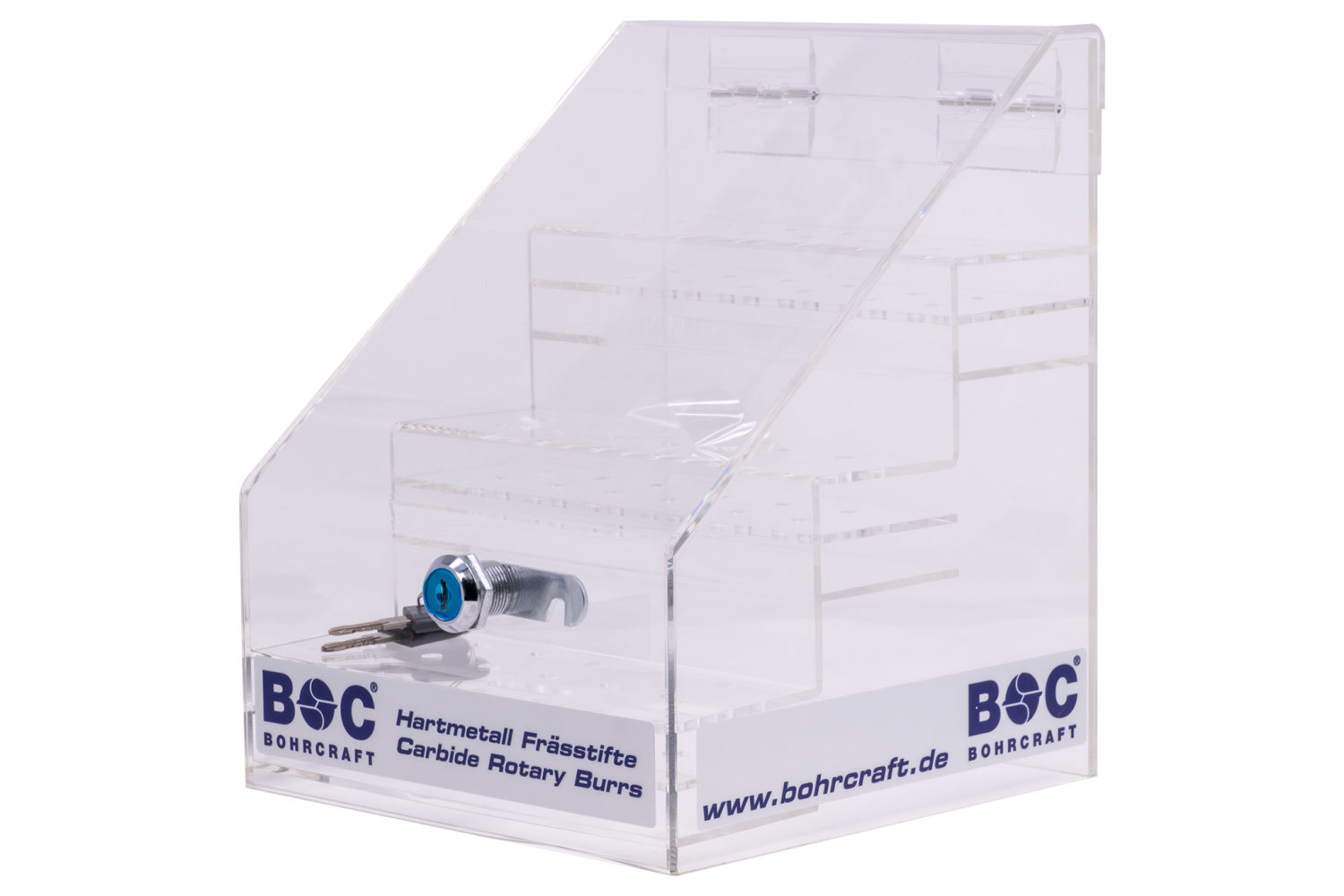 BC Displaybox Leeg RD 36 HM-freestiften 6mm schacht, 36-delig