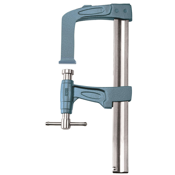 URKO Lijmklem 4003-U in U-vorm gesloten spindel 60mm diep (35x8) 300x130mm