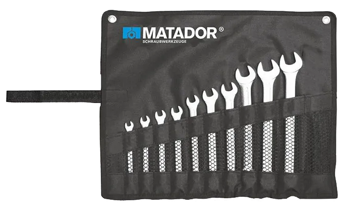 Matador Ringsteeksleutelset 15° 6-19mm in kunststof box, 10-delig