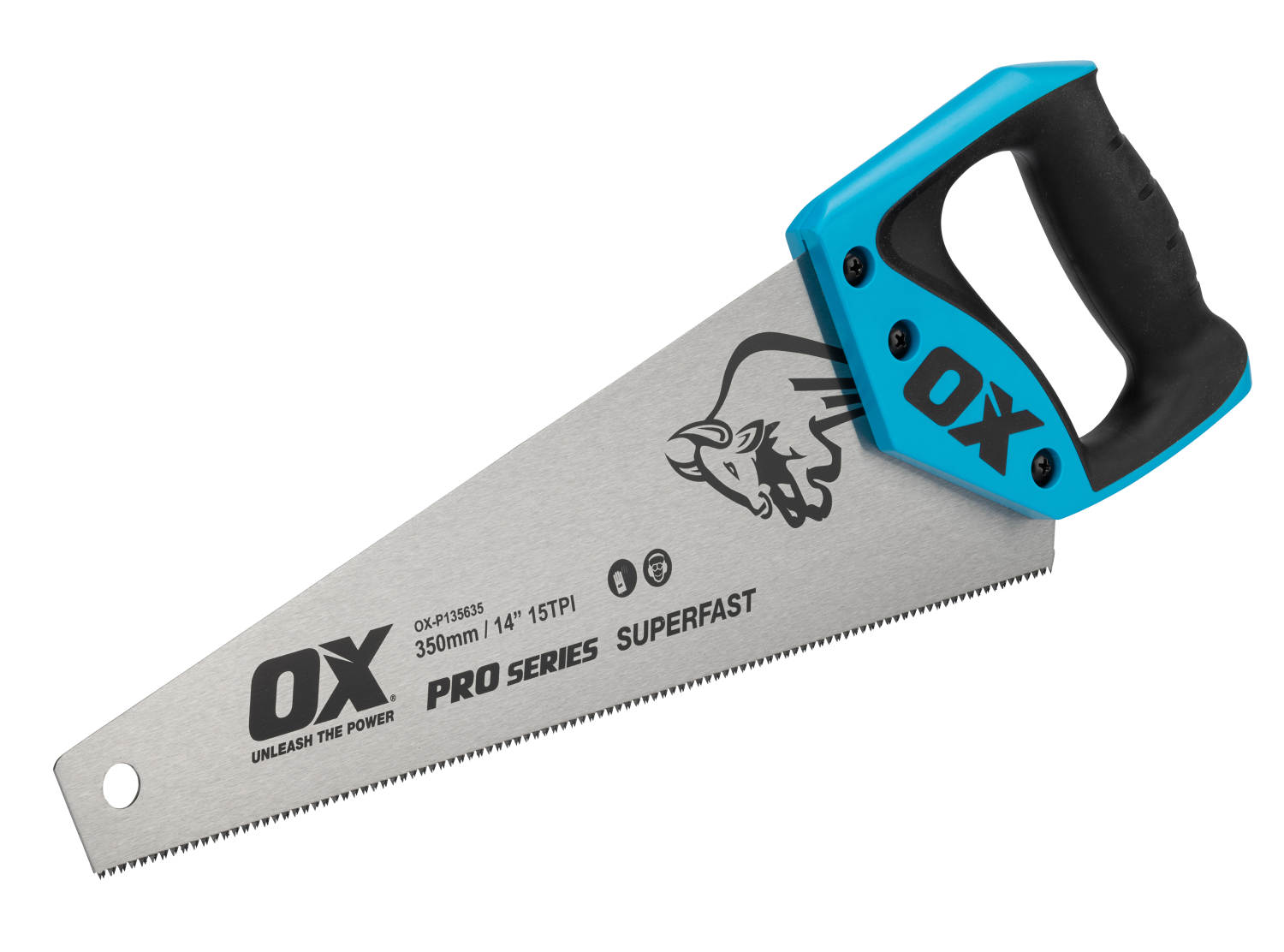 OX Pro Toolbox Handzaag 15 TPI 350mm