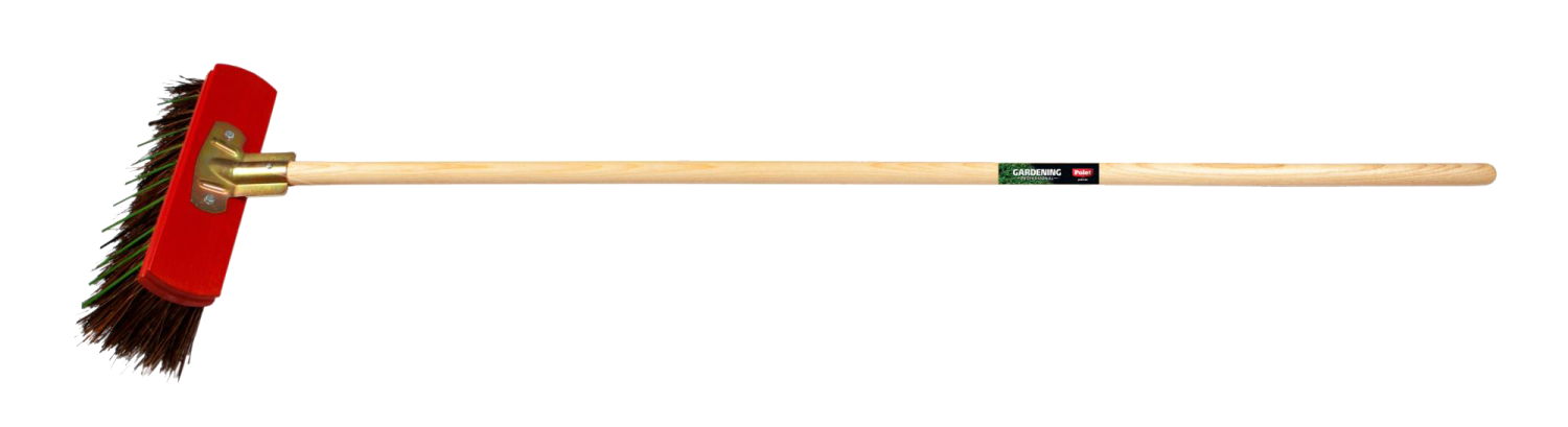 Polet Straatbezem 30cm Sherbro met essen steel 150cm