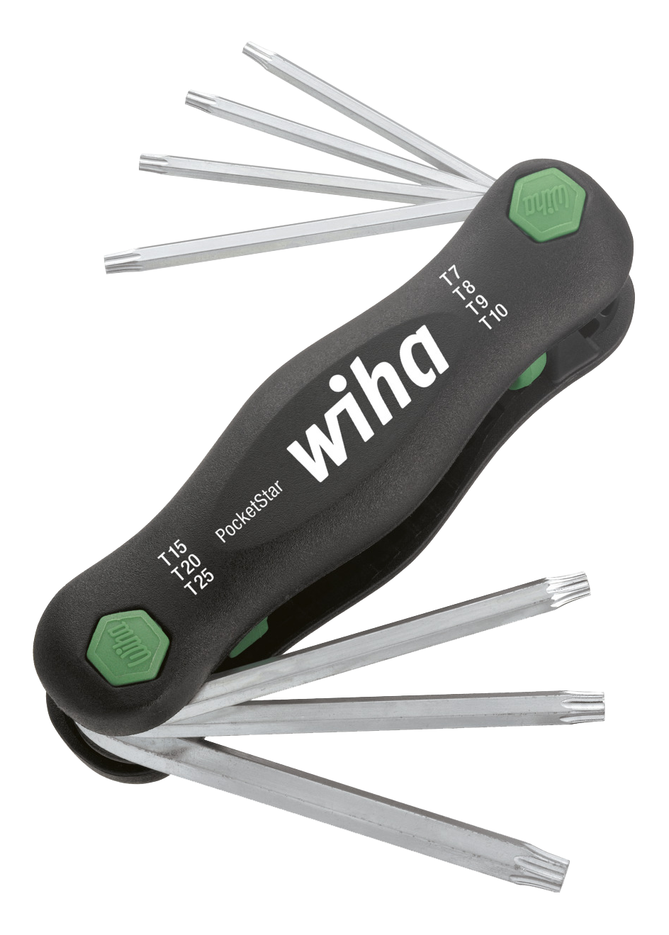 WIHA TORXsleutelset PocketStar uitklaphouder 363P T7-T25, 7-delig