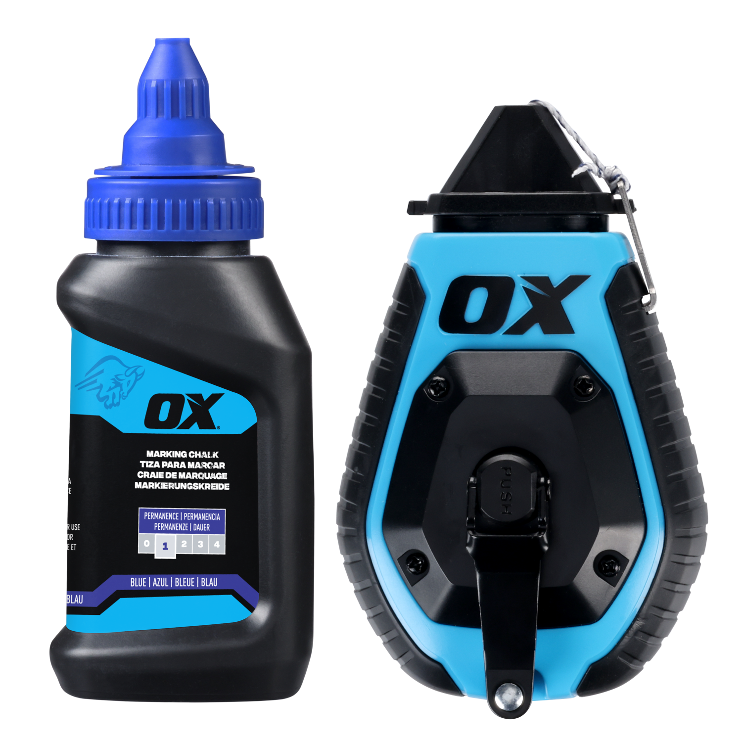 OX Trade Kunststof Slaglijnmolen Kunststof met Katoen-Nylon Lijn 30m