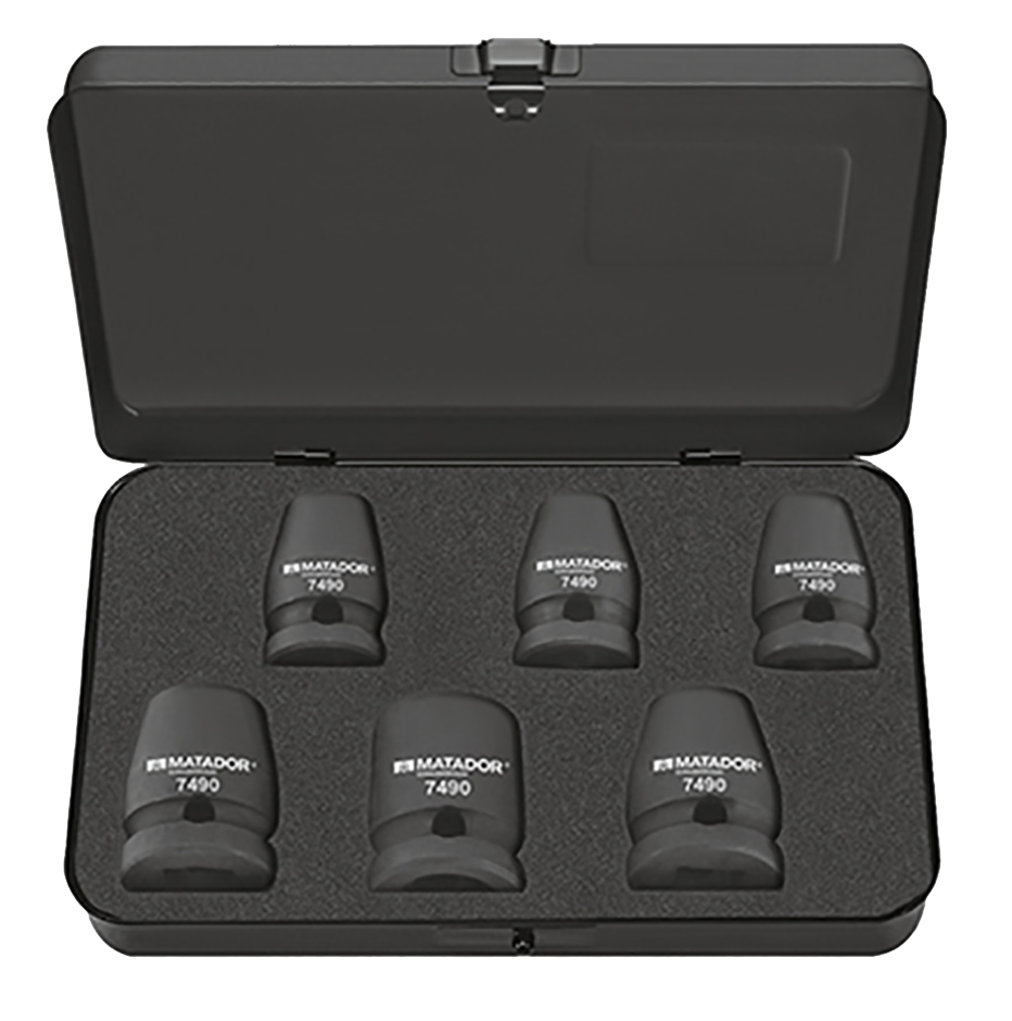 Matador 1/2" Krachtdoppenset E TORX E10-E24, 6-delig