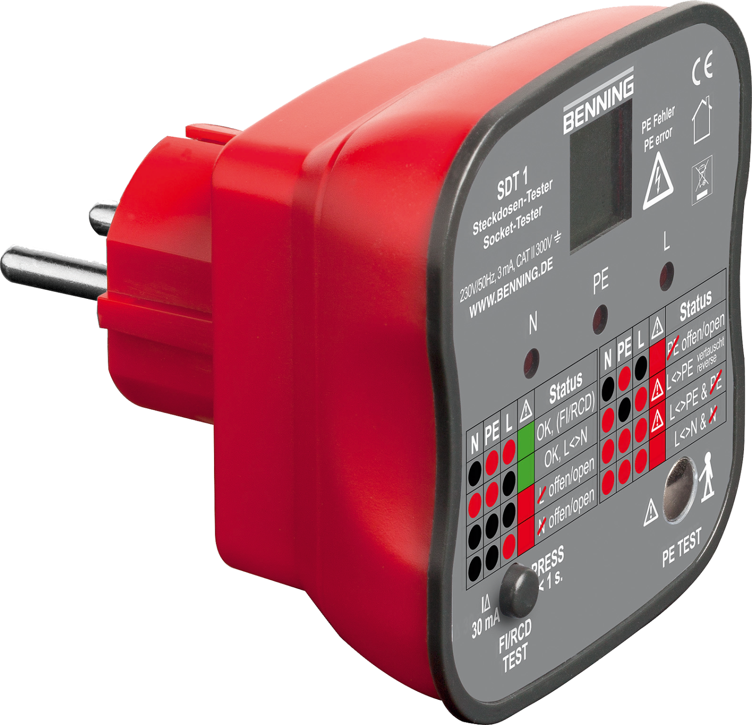 BENNING SDT 1 Contactdoostester