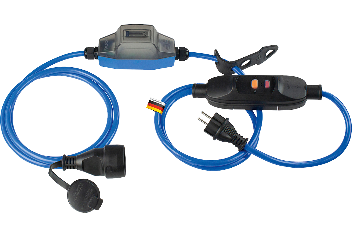 Schwabe Energieverbruiksmeter ROCO 2 230V/16A IP44 H07BQ-F 3G2,5 2x 1.5m