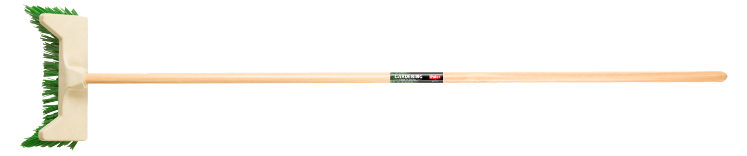 Polet Balldozer Bezem 32cm PVC met essen steel 150cm