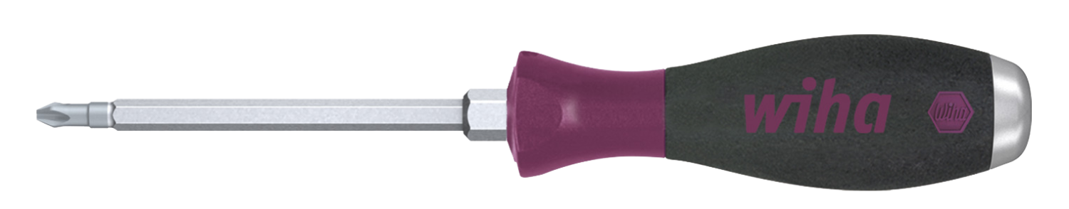 WIHA Kruiskopschroevendraaier MicroFinish slagkap zeskantschacht 5534 PH1x80
