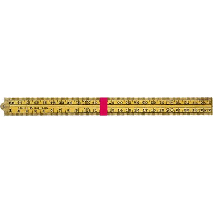 Schuil Duimstok hout 1m