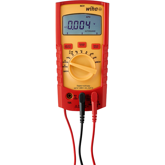 WIHA Digitale Multimeter CAT IV 600 V, CAT III 1000 V