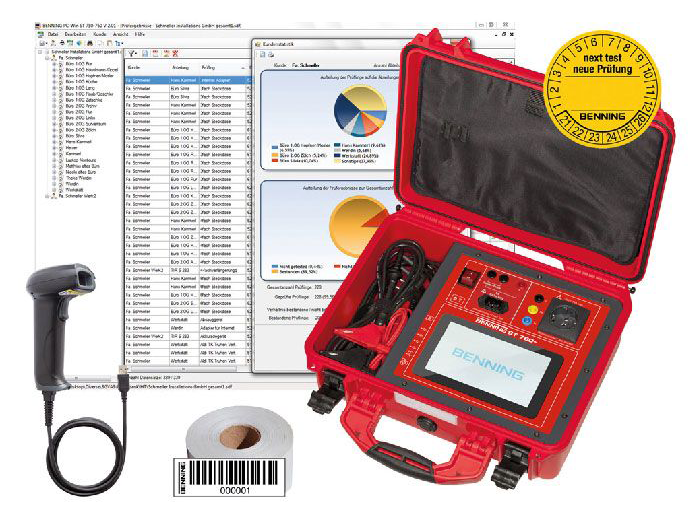 BENNING ST 760+ Apparatentester Set