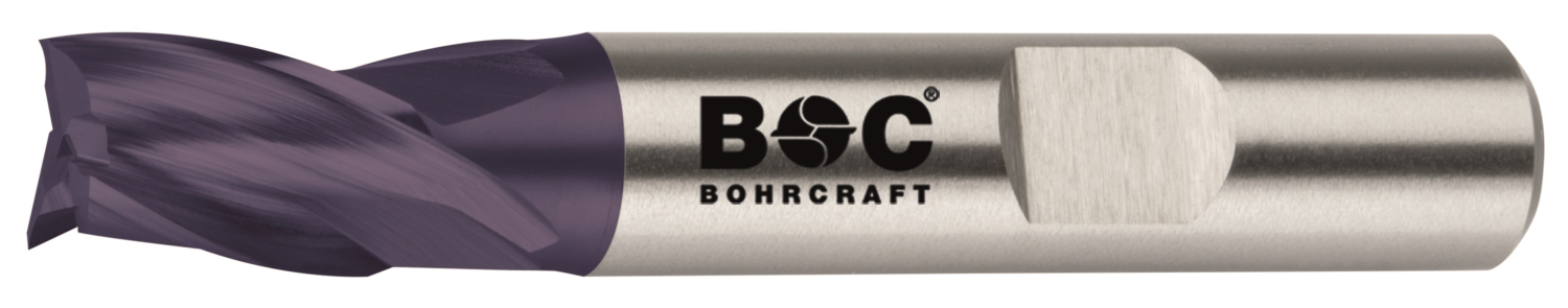 BC PP Spiebaanfrees DIN 327 N HSS-E Co 8%, kort, Z3, TiAlN 32,0 mm Weldon DIN 1835 B