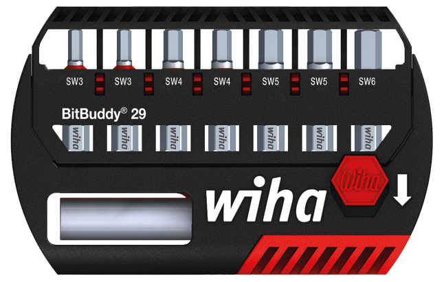 WIHA Bitset BitBuddy TY-Bit 29 7945 Inbus 3.0-6.0, 8-delig
