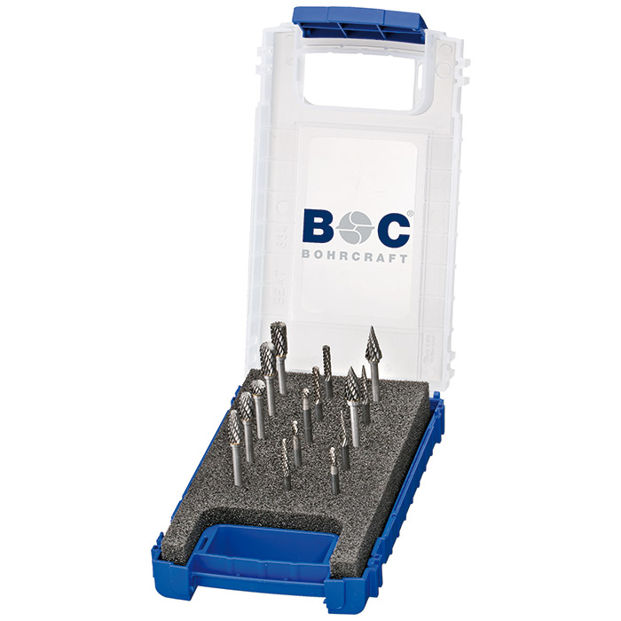 BC Stiftfrezenset HM KF15 3+6mm B/C/D/E/F/G/M 3MM H, 15-delig