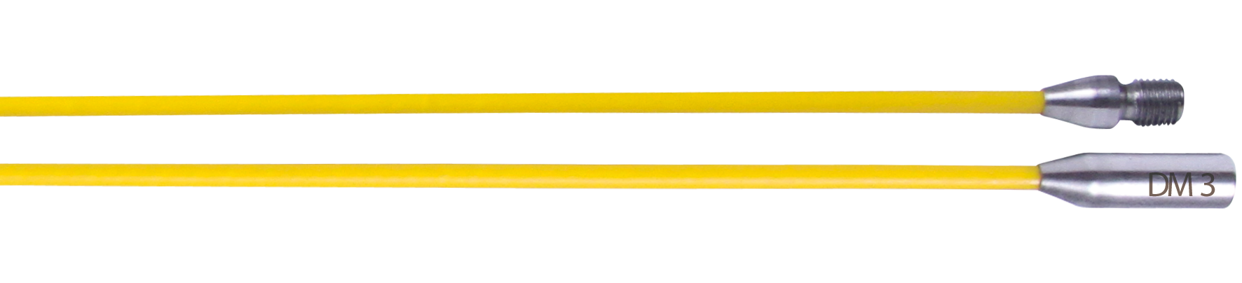 RUNPO Doorvoerstokken geel 3mm  2 x 0.5m