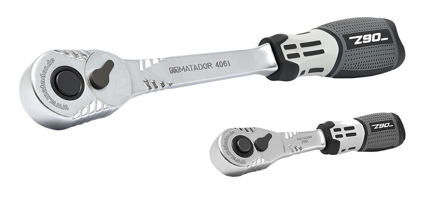 Matador Omschakelbare Ratelset Z90 1/4" + 1/2" (2 stuks)