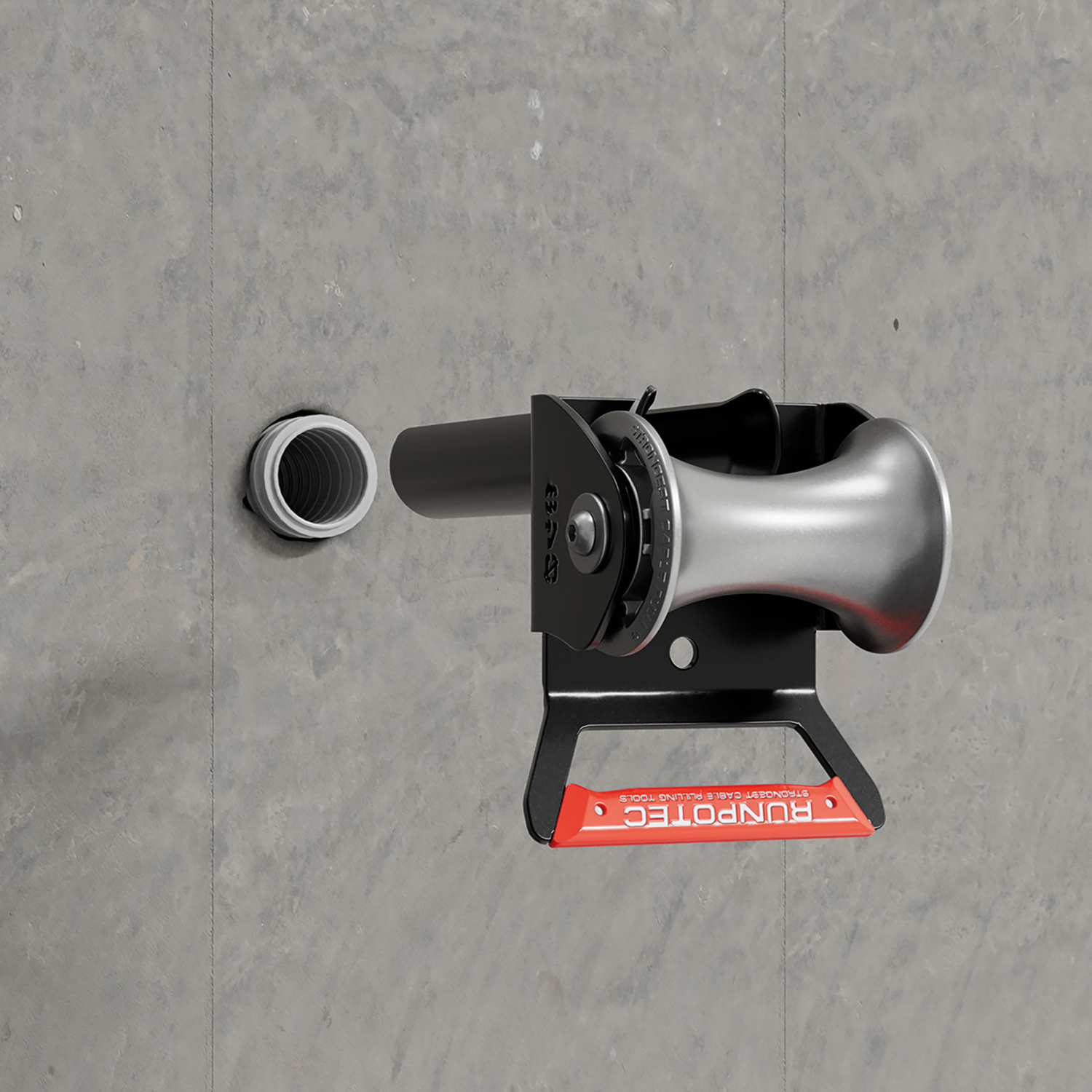 RUNPO Kabelgeleiderol met invoerbuis Ø 60mm