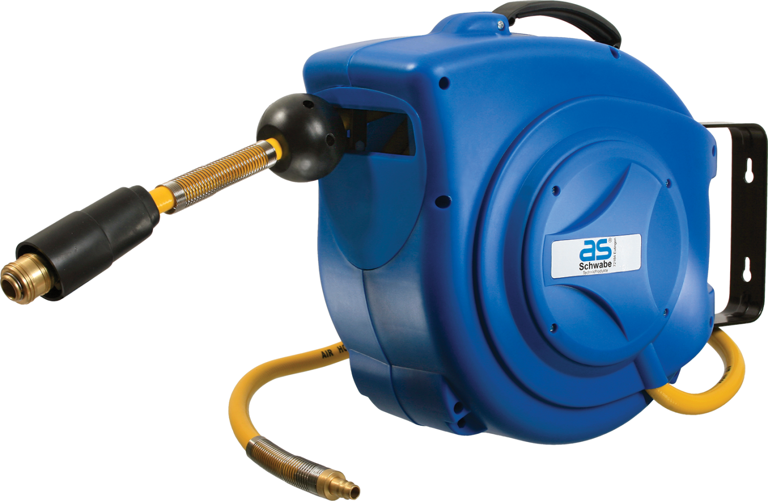 Schwabe Automatische Luchtslanghaspel met snelkoppeling 10m