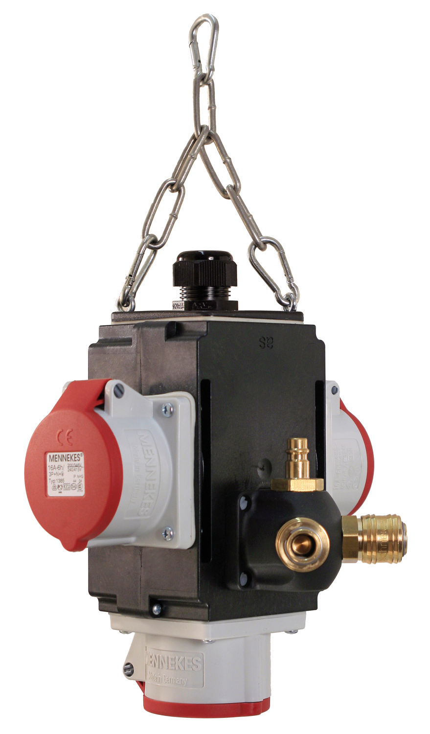 Schwabe MIXO Hangverdeler IV+ 3x CEE 400V/16A 5-polig