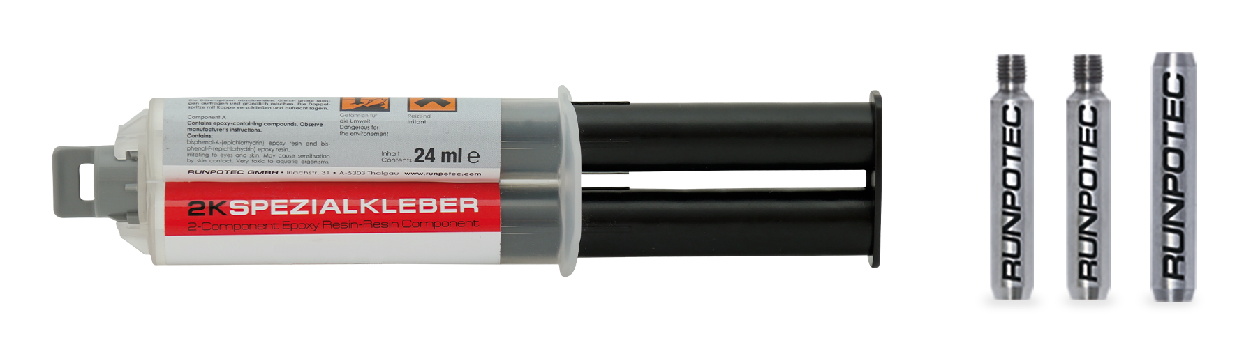 RUNPO RVS Reparatieset Ø 6mm Glasvezel Trekveer, 4-delig