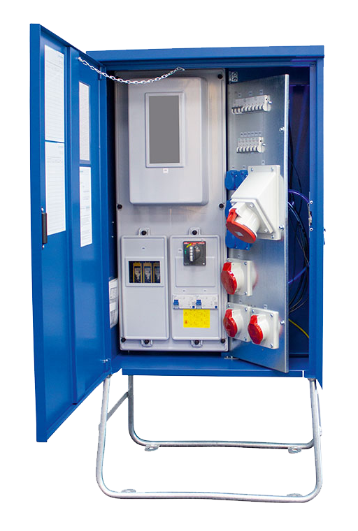 Schwabe CEE Bouwplaats Stroomverdeelkast AVE2 400V/63A 44kVA IP44