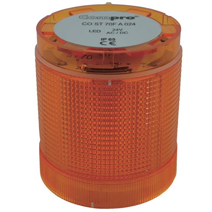 Compro Flitslamp Signaalzuil ST70 LED Element Geel 2F