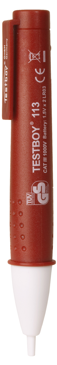 Testboy 113 Contactloze spanningstester 12-1000V AC met LED zaklamp