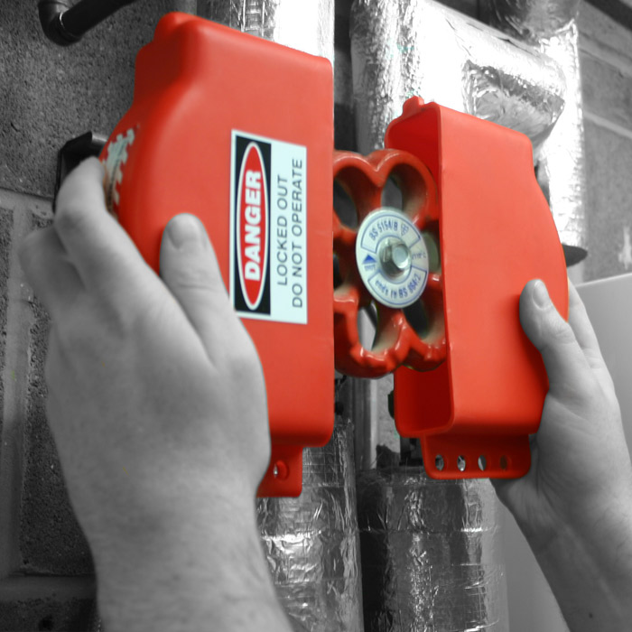 Spectrum Lockout Handwiel vergrendeling 25.5 - 165mm (verstelbaar)