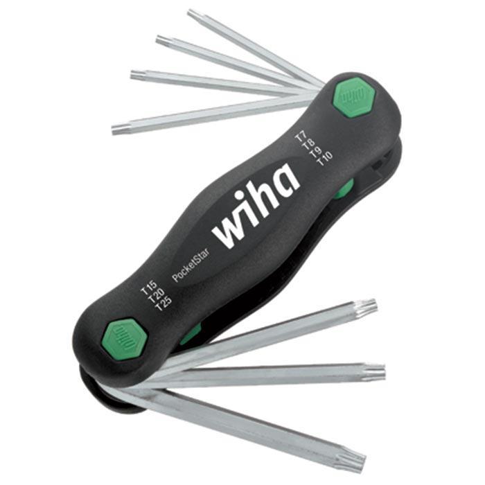 WIHA TORXsleutelset PocketStar uitklaphouder 363P T7-T25, 7-delig