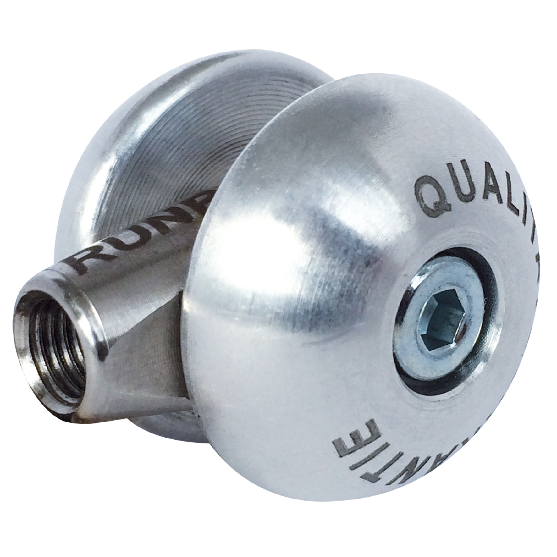 RUNPO RVS/ALU Geleiderol Ø 25mm RTG6  t.b.v. Glasvezel Trekveer 4,5 en 6mm