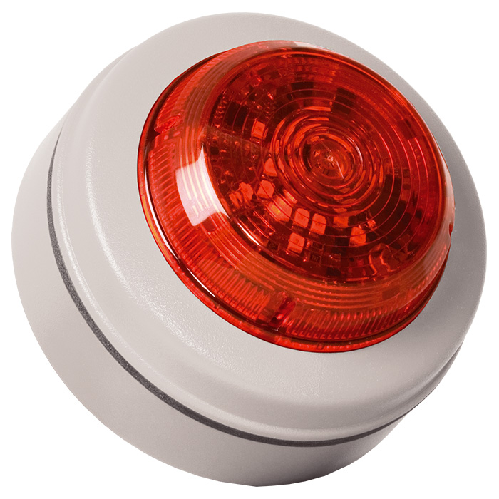 Compro Flitslamp LED Solista Maxi Standaard 9-60V DC IP54 Wit/Rood